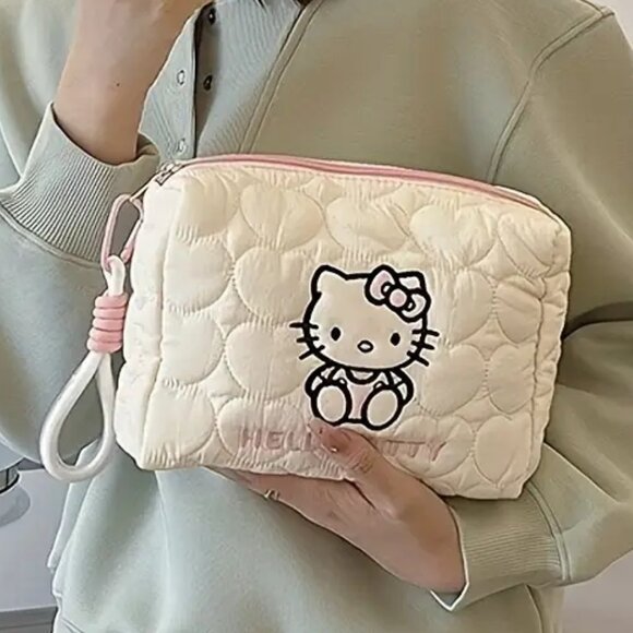 Adorable Hello Kitty Inspired Puffer Accessory Bag - Picture 1 of 5